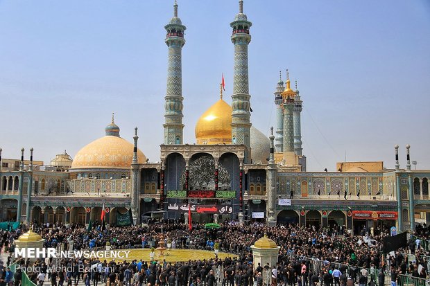 Hazrat Masoumeh (SA) Mausoleum hosts mourning ceremony of Ashura Day 