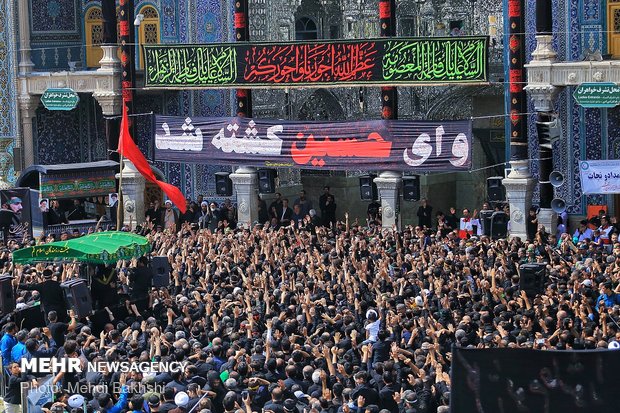 Hazrat Masoumeh (SA) Mausoleum hosts mourning ceremony of Ashura Day 