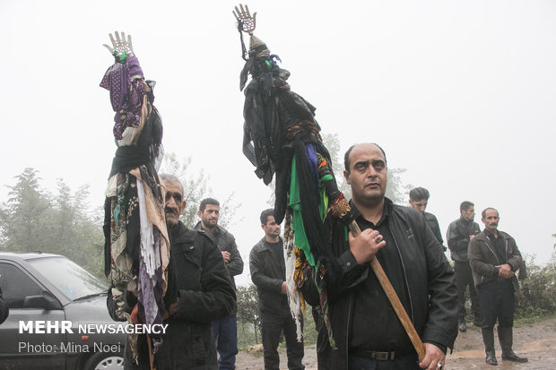طقوس عاشوراء لدى الطائفة السنية في قرية "شاه ميلرزان" شمالي ايران 