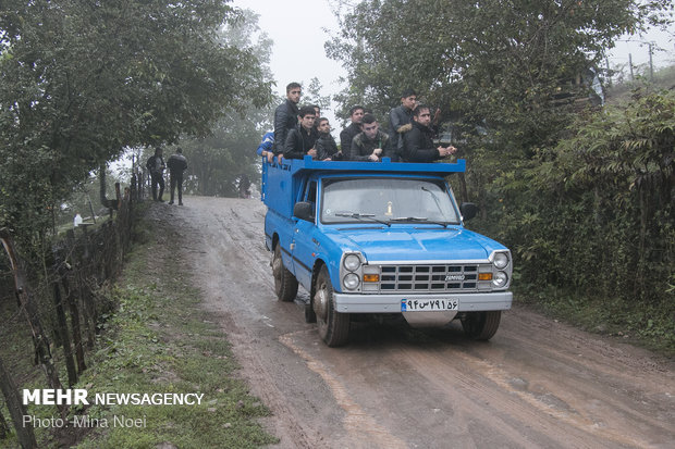 عزاداری روز عاشورا در روستای شامیلرزان