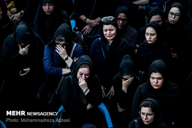 Tent-burning ceremony on Ashura day in Imam Hussein (AS) Sq. in Tehran 