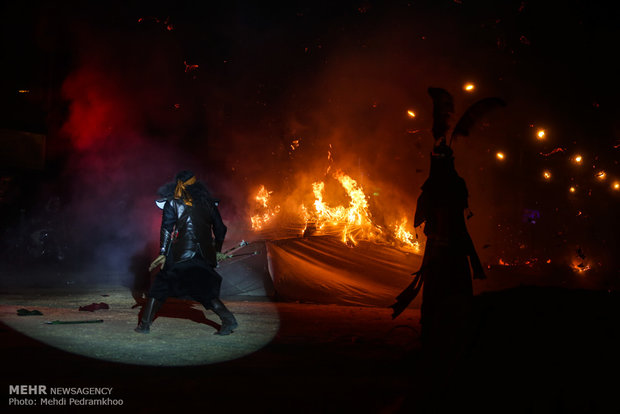 حرق الخبام في مدينة أهواز 
