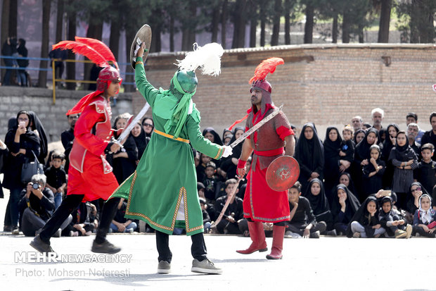 مراسم سنتی تعزیه خوانی در قتلگاه بیرجند