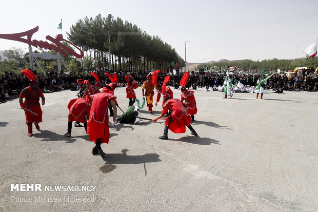مراسم سنتی تعزیه خوانی در قتلگاه بیرجند