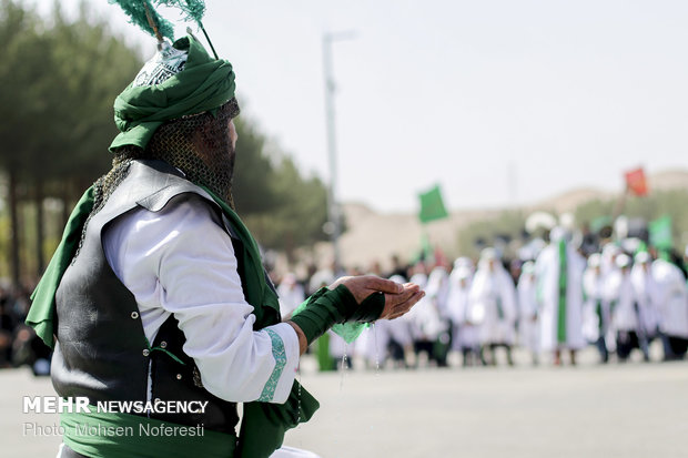 مراسم سنتی تعزیه خوانی در قتلگاه بیرجند