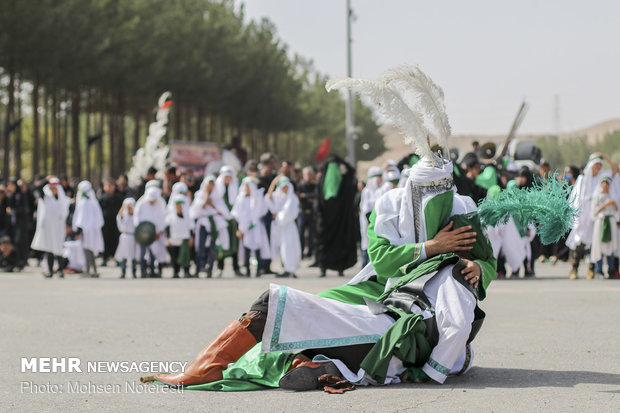 مراسم سنتی تعزیه خوانی در قتلگاه بیرجند