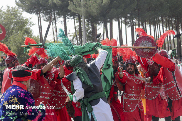مراسم سنتی تعزیه خوانی در قتلگاه بیرجند