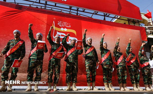 راهپیمایی با شکوه یمنی‌ها در روز عاشورا
