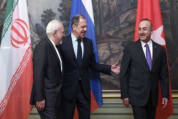 دیدار وزیران خارجه ایران،روسیه و ترکیه در نیویورک با محوریت سوریه