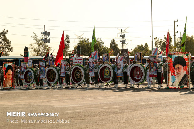 Massive military parade in Tehran