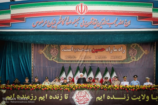 Iran's Armed Forces hold massive parades