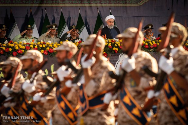 Iran's Armed Forces hold massive parades