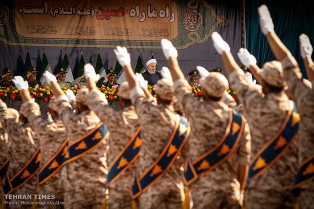 Iran's Armed Forces hold massive parades