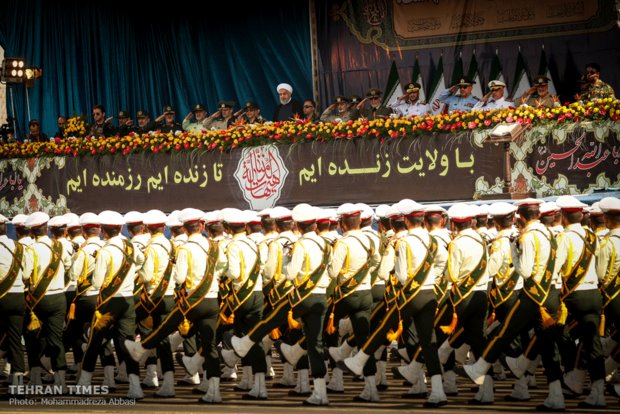 Iran's Armed Forces hold massive parades