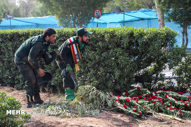 حمله تروریستی به مراسم بزرگداشت هفته دفاع مقدس در اهواز