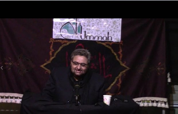 Imam Hussein (AS) lamentations, eulogies recited in English in Fereshteh mosque, Northern Tehran