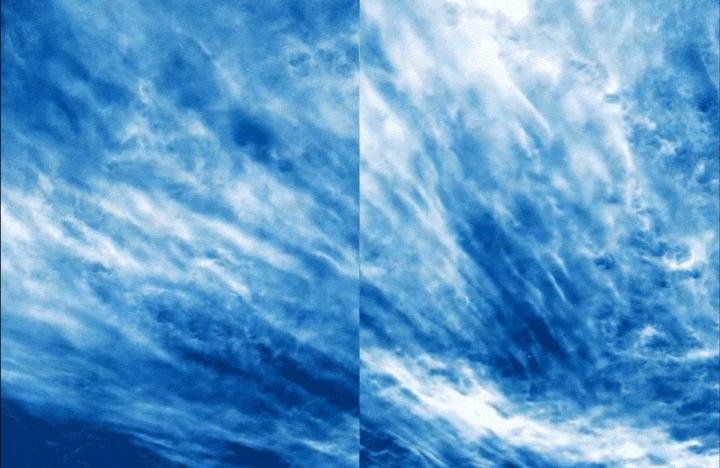 عکس بالن ناسا از ابرهای قطبی