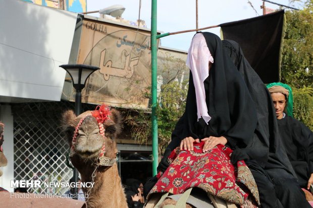 کاروان نمادین اسرای کربلا در ورامین