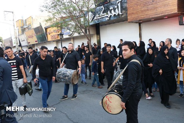 کاروان نمادین اسرای کربلا در ورامین