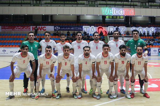 Iran defeats Russia at 3-nations futsal cup