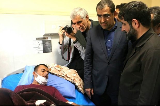 فقط یک مجروح حادثه اهواز شرایط بالینی مناسب ندارد فقط یک مجروح حادثه اهواز شرایط بالینی مناسب ندارد