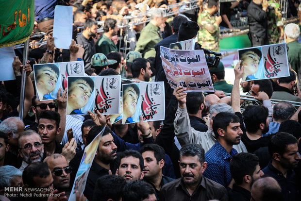 Ahvaz holds funeral for 24 martyrs of terror attack