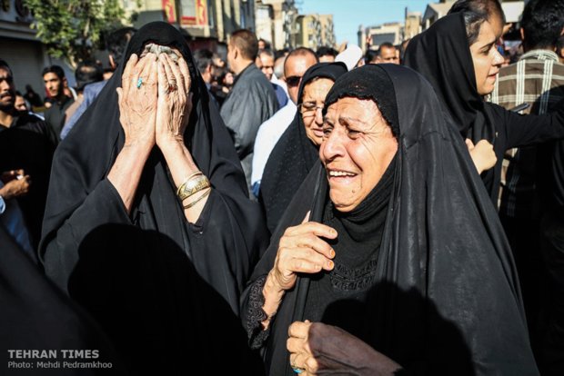 Funeral procession held for Ahvaz terror attack victims 