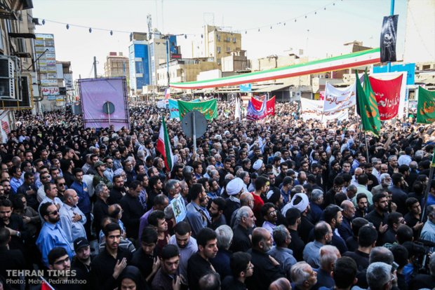 Funeral procession held for Ahvaz terror attack victims 