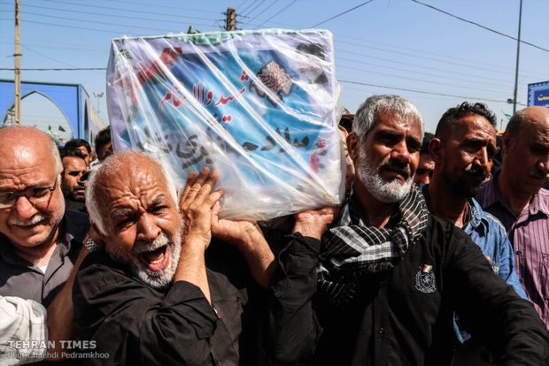 Funeral procession held for Ahvaz terror attack victims 