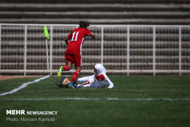 Iran-Jordan women play friendly match