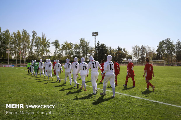 دیدار فوتبال دختران ایران و اردن