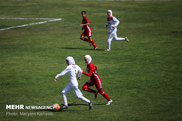 دیدار فوتبال دختران ایران و اردن