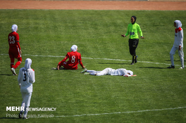 Iran-Jordan women play friendly match