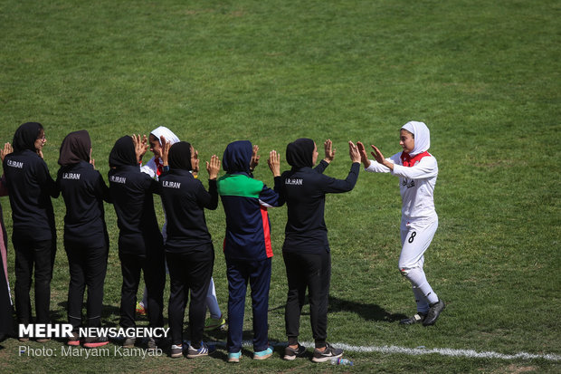 Iran-Jordan women play friendly match