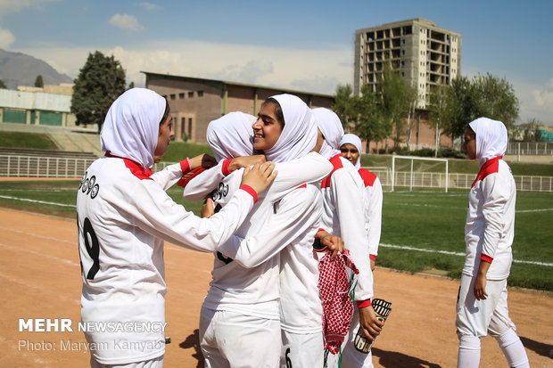 Iran-Jordan women play friendly match