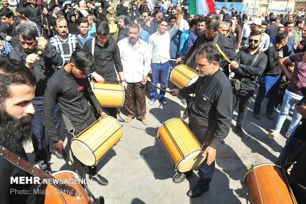 تشییع شهدای حادثه تروریستی اهواز