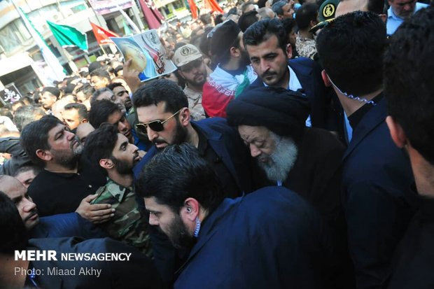 تشییع شهدای حادثه تروریستی اهواز