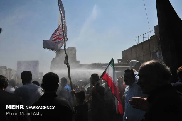 تشییع شهدای حادثه تروریستی اهواز