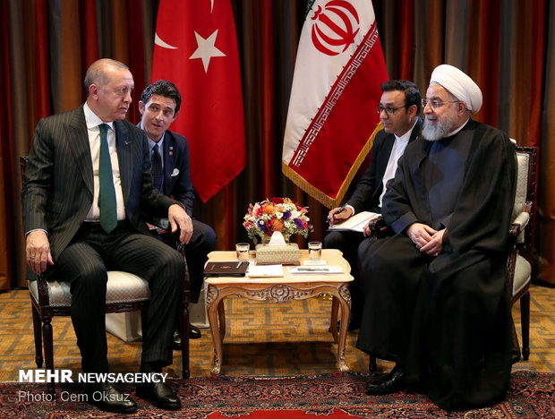 دیدار روحانی و اردوغان در نیویورک