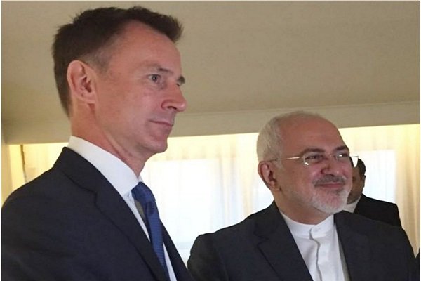 Iran's Zarif, UK's Hunt hold meeting in NY to discuss bilateral issues 