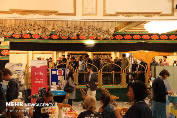 مراسم اهدای خون در ماه محرم در مرکز اسلامی انگلیس