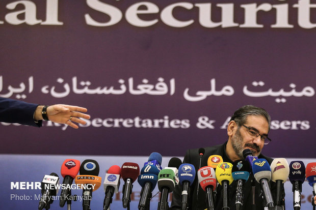 نشست خبری دبیر شورای عالی امنیت ملی