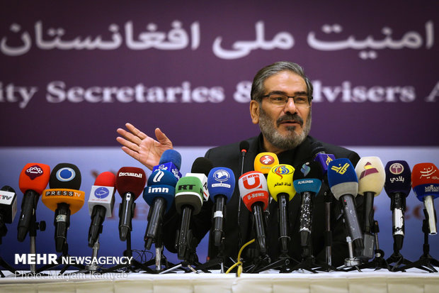 نشست خبری دبیر شورای عالی امنیت ملی