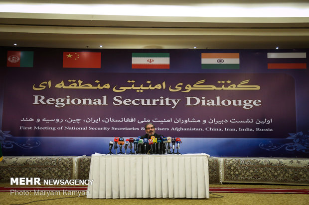 نشست خبری دبیر شورای عالی امنیت ملی