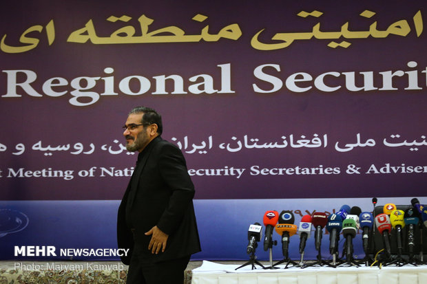 نشست خبری دبیر شورای عالی امنیت ملی