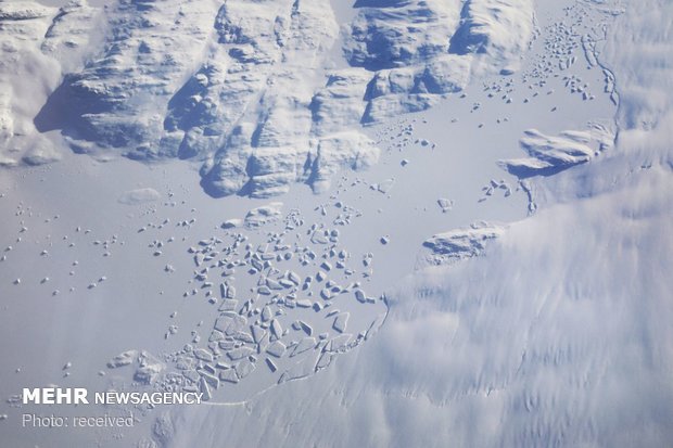 تاثیر گرم شدن زمین بر یخ های قطبی‎