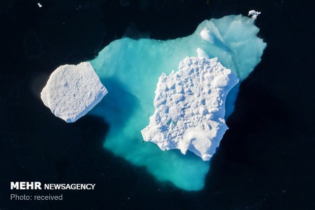 تاثیر گرم شدن زمین بر یخ های قطبی‎