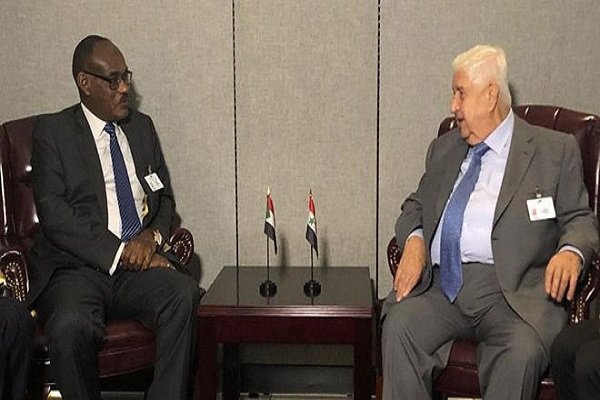 دیدار المعلم با وزرای خارجه الجزایر، سودان و قبرس در نیویورک