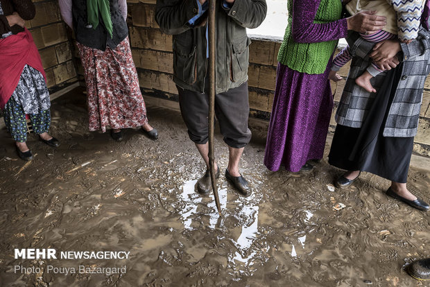 Flood hits Talesh, Northern Iran