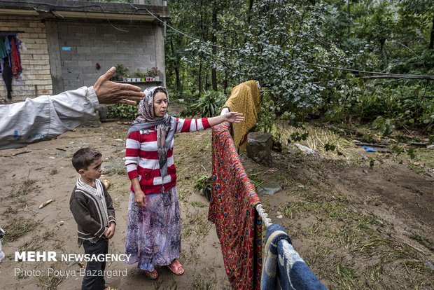 Flood hits Talesh, Northern Iran